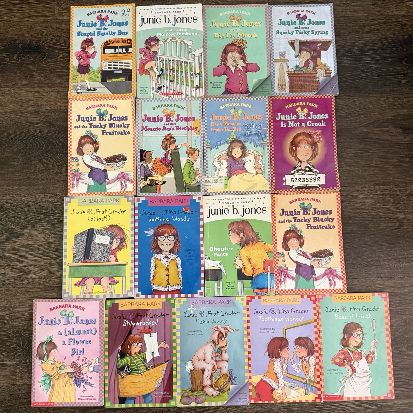 Junie B. Jones Book Lot of 17 Chapter Books First Grader Barbara Park Mixed