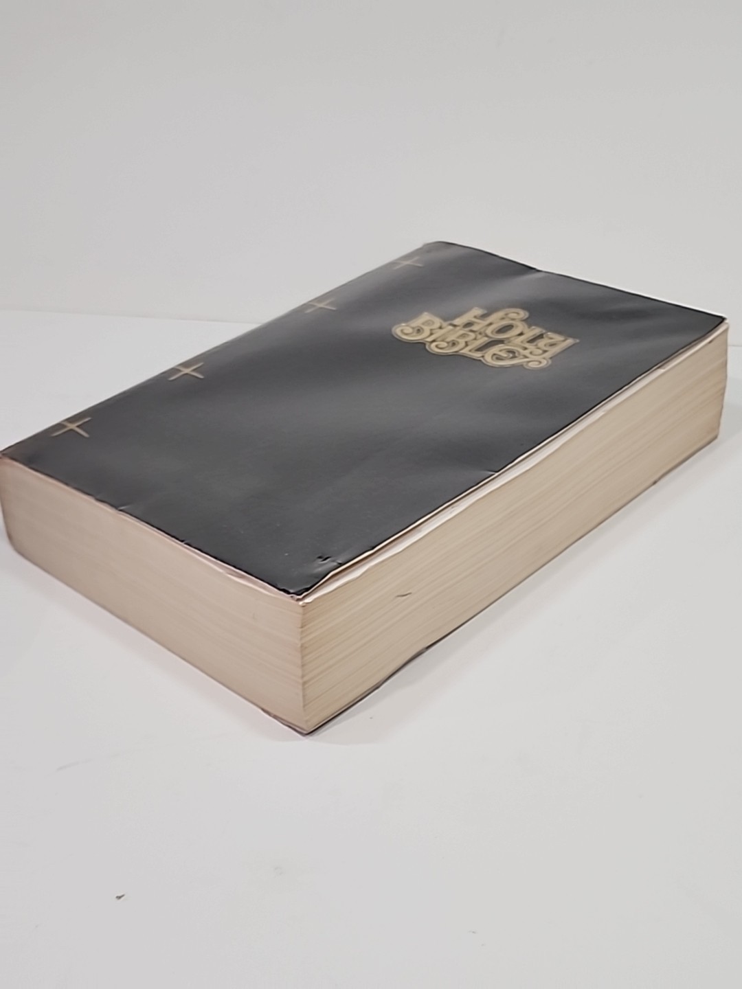 Holy Bible New American Bible Giant Print-Catholic 1976 Leather Bound Black