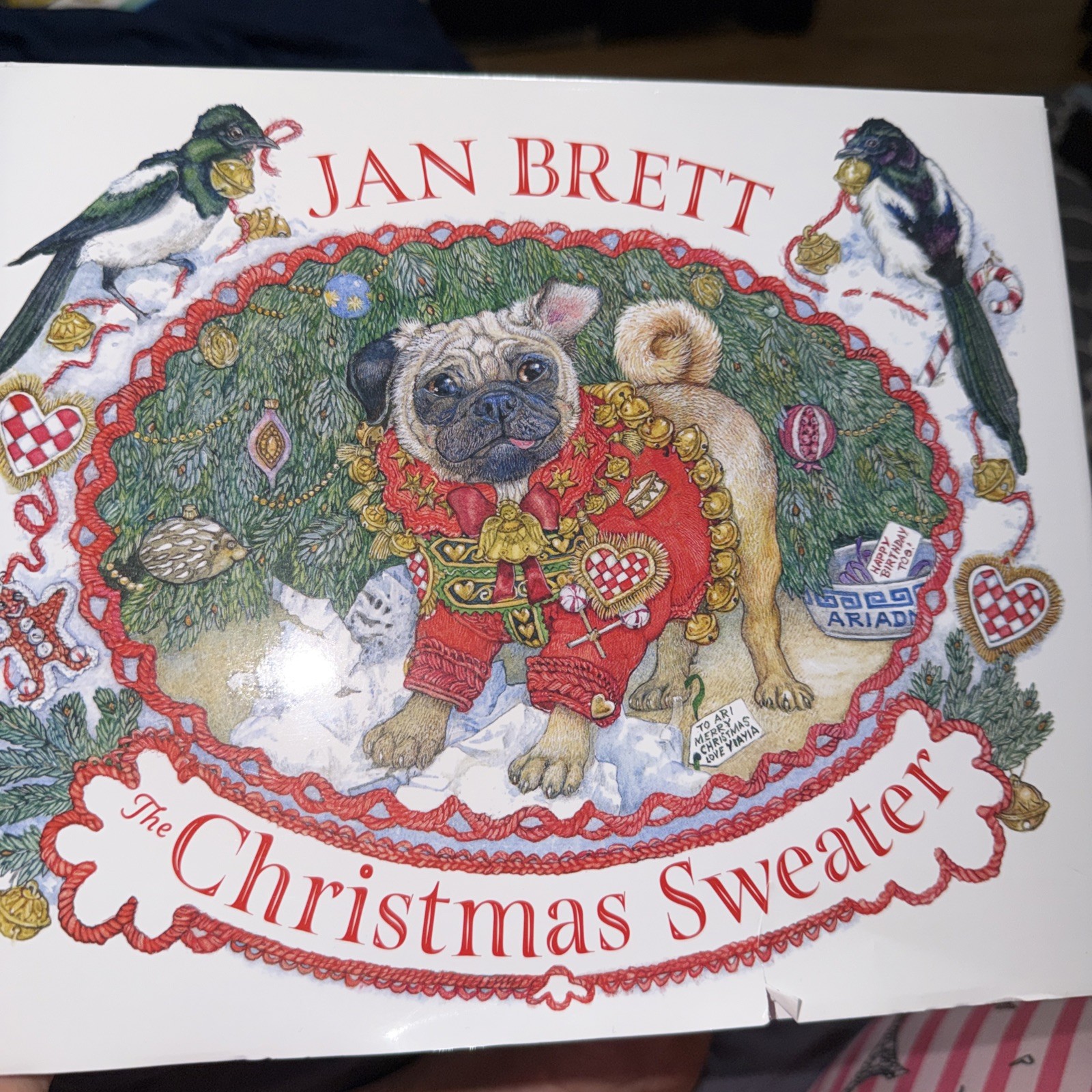 Christmas Sweater by Jan Brett (2025, Hardcover)