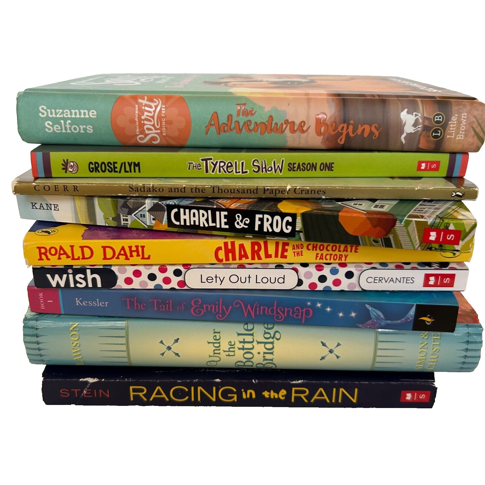 Children’s Books Mixed Lot of 9 for Grade Level 3, 4, 5, 6, 7
