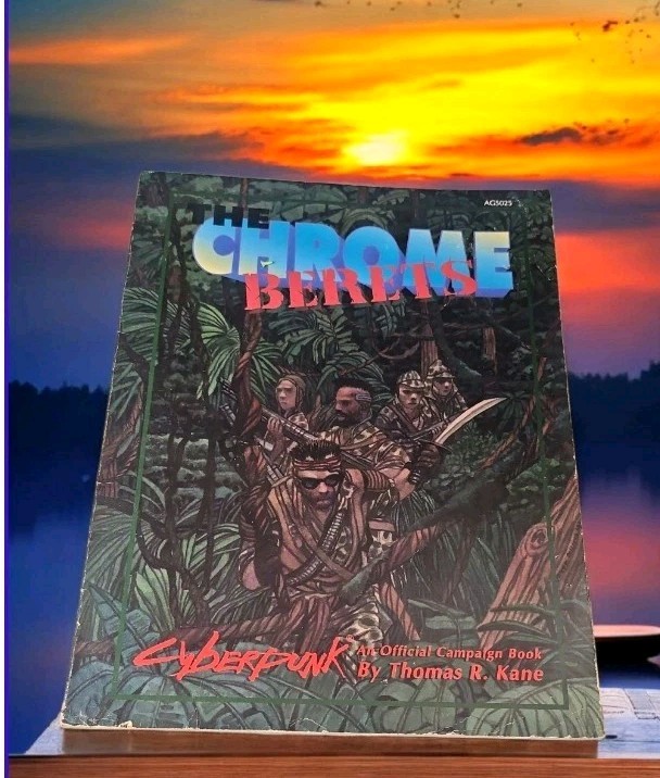 🔥Original Cyberpunk The Chrome Berets Atlas games 5025