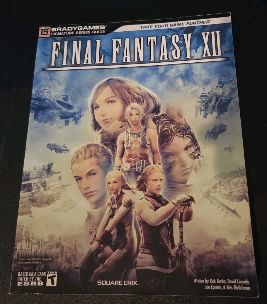 Final Fantasy XII Signature Series Player Guide Bradygames Book 2006 Vintage