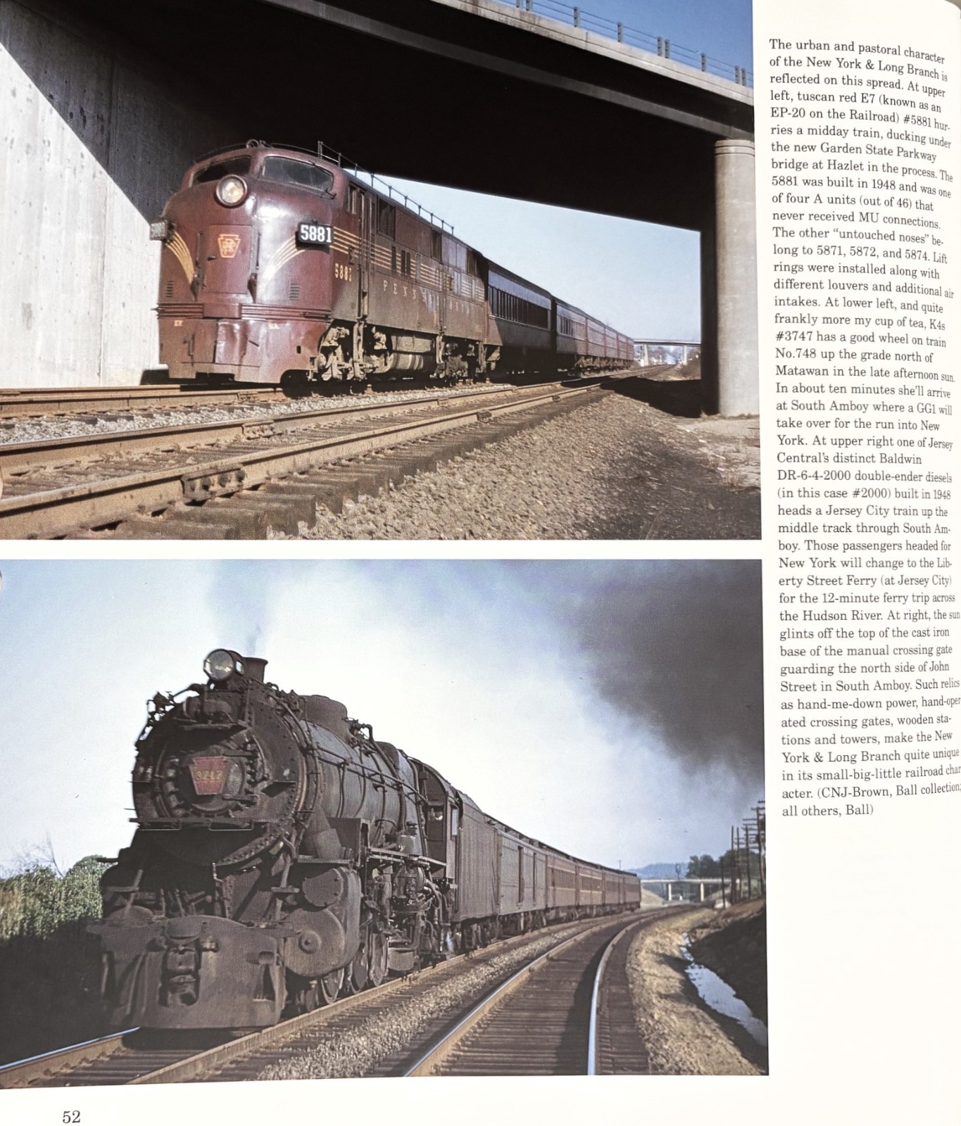The Pennsylvania Railroad: 1940s-1950s by Don Ball, Jr., hc/dj, 2d edition, 1986