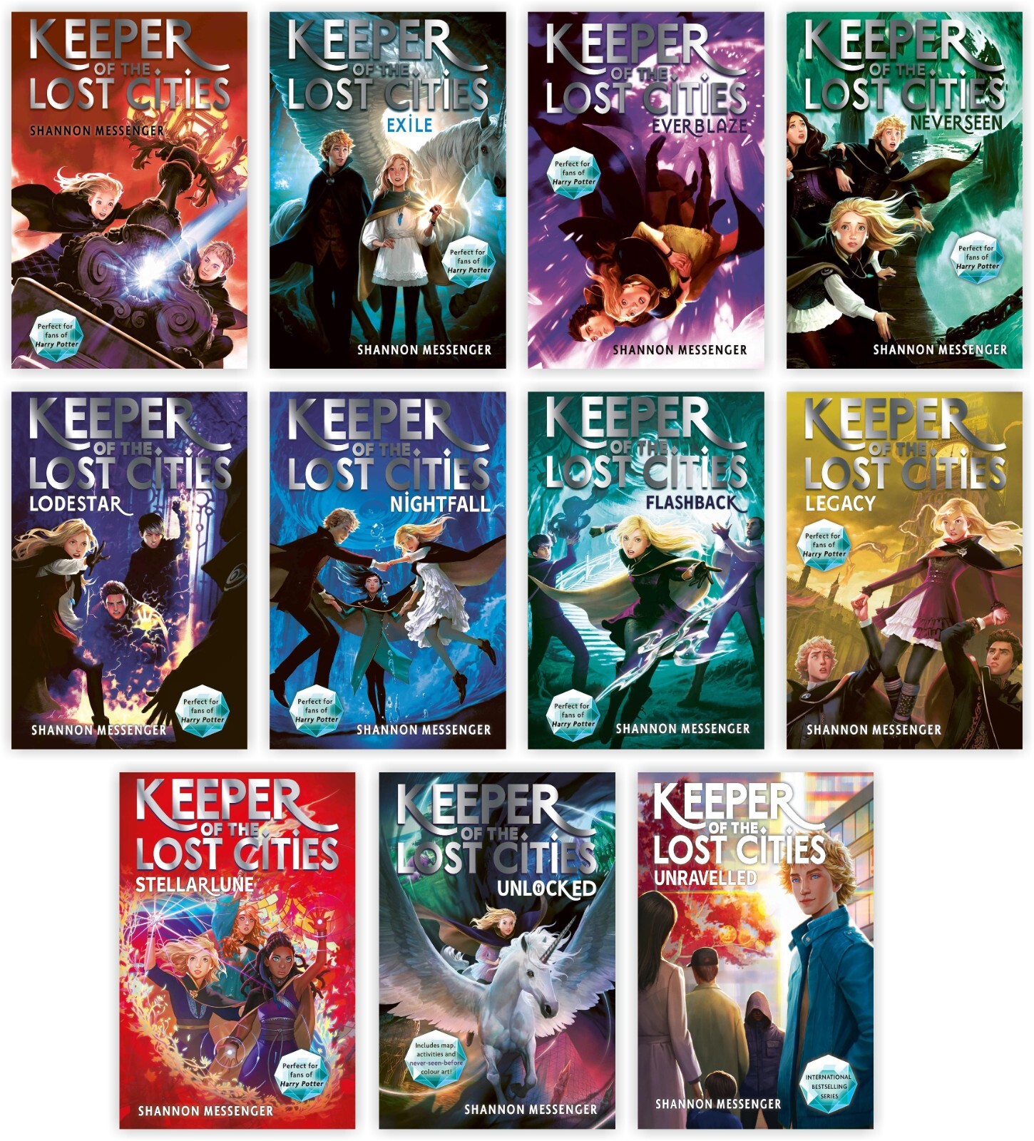 Keeper of the Lost Cities Collection Book set: 1-11 (IncludesUnraveled Book 9.5)