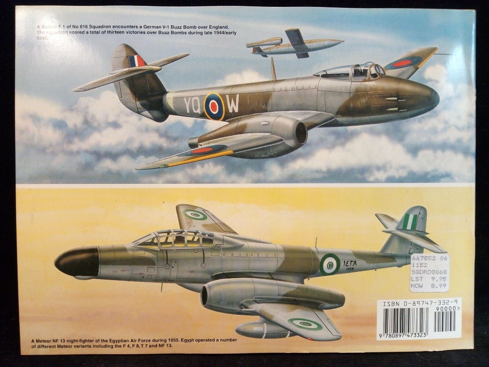 Meteor F 1 3 4 In Action Aircraft Number # 152 1995 Squadron / Signal 1152 RAF