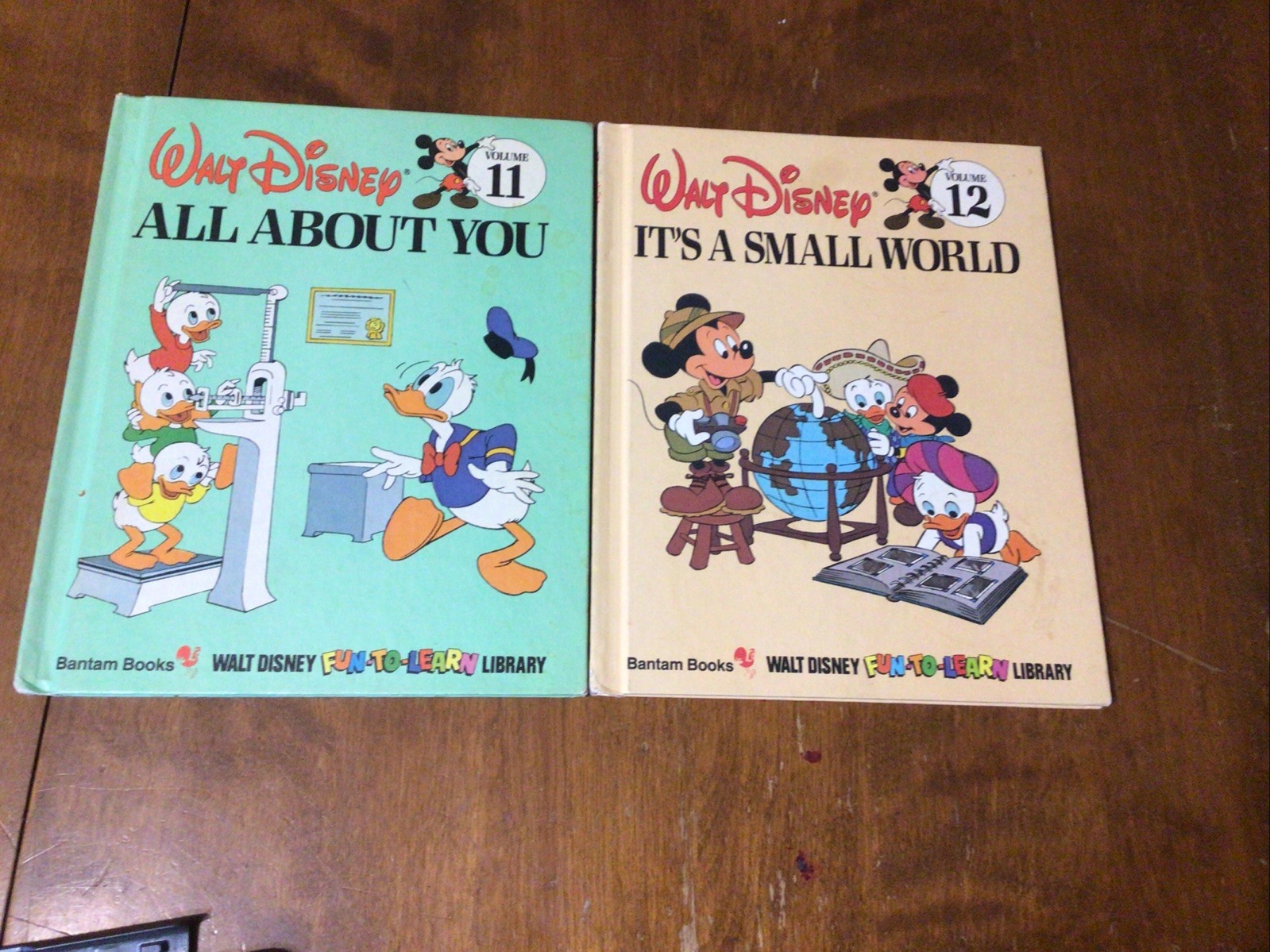 Walt Disney 1983 Lot 19 FUN-TO-LEARN Library Hardcover Book Set 1-19 Complete HC