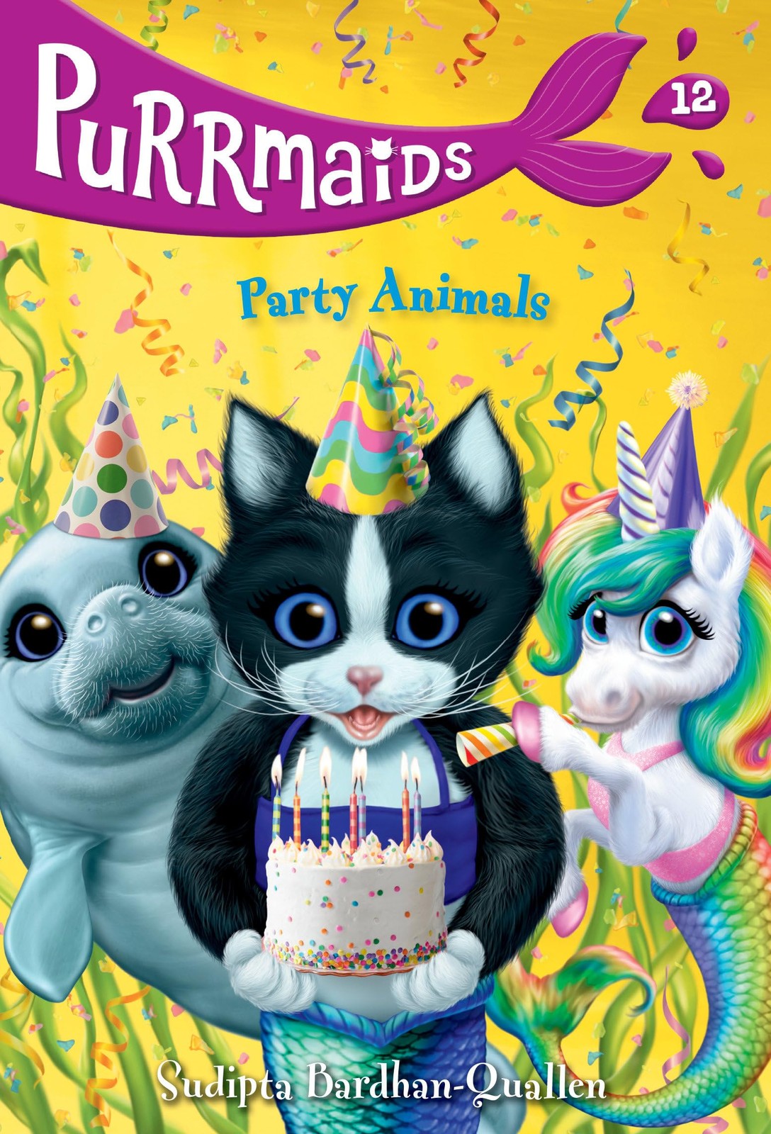 Purrmaids #12: Party Animals – paperback Bardhan-Quallen, Sudipta|Wu, Vivien