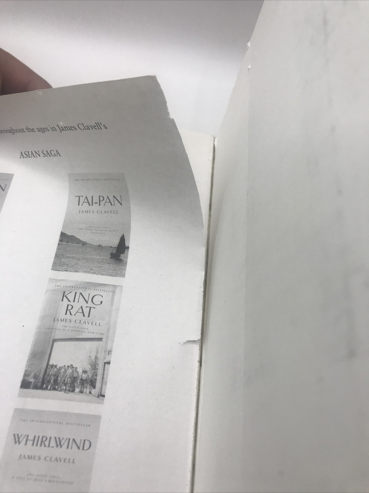 Shogun First Novel Asian Japanese Saga Japan Novel James Clavell BOOK DAMAGE