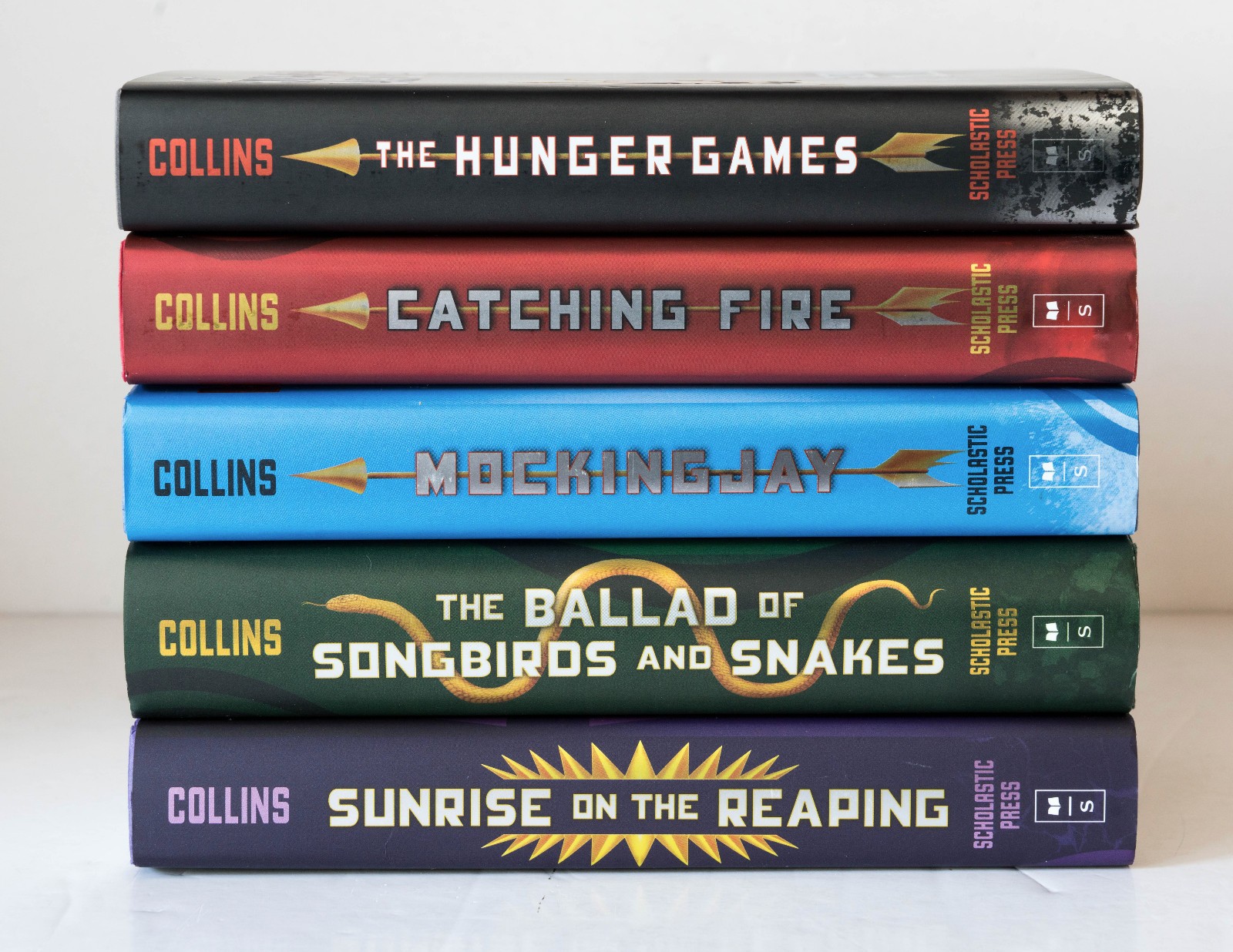 THE HUNGER GAMES Complete Series Lot of 5 (#1-5) Set HARDCOVER HC Books