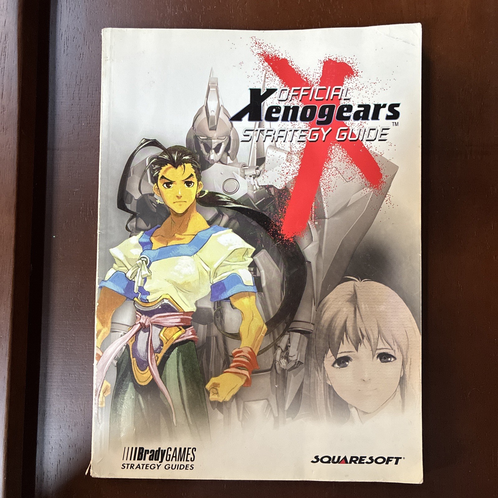 Official Xenogears Strategy Guide Brady Squaresoft Sony PlayStation PS1 Vintage