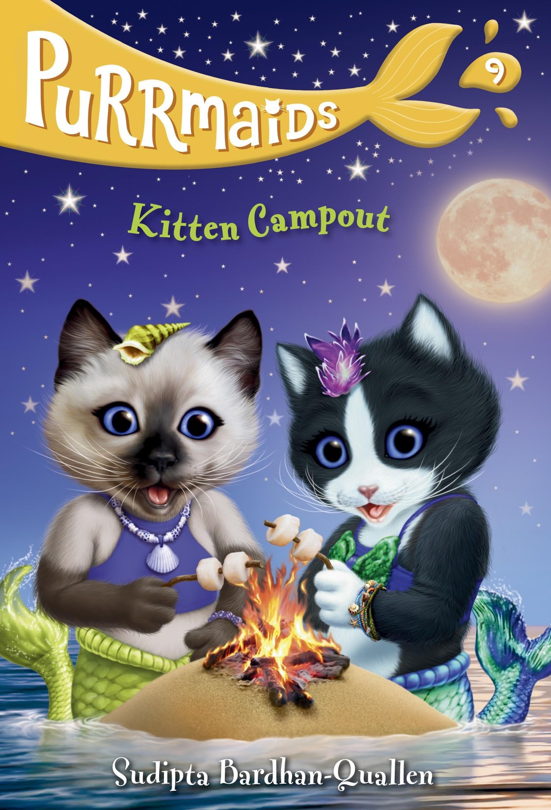 Purrmaids #9: Kitten Campout – paperback Bardhan-Quallen, Sudipta|Wu, Vivien