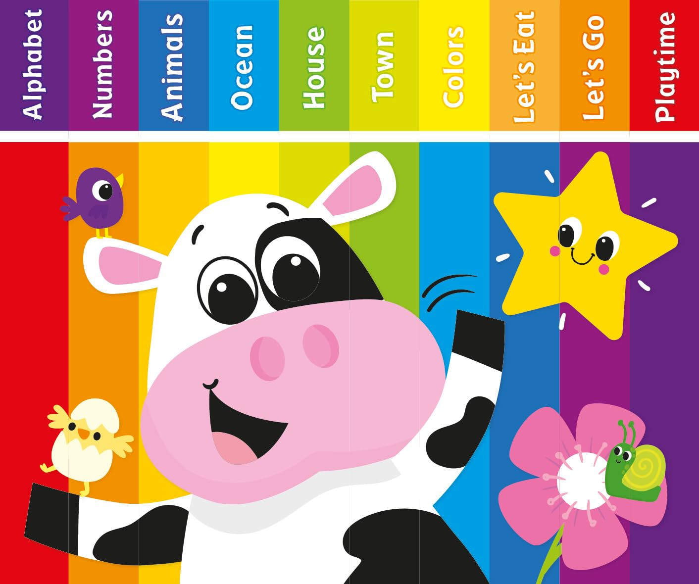 Baby’s First Library 10-Book Set – Board Book Set for Babies and Toddlers, Ages