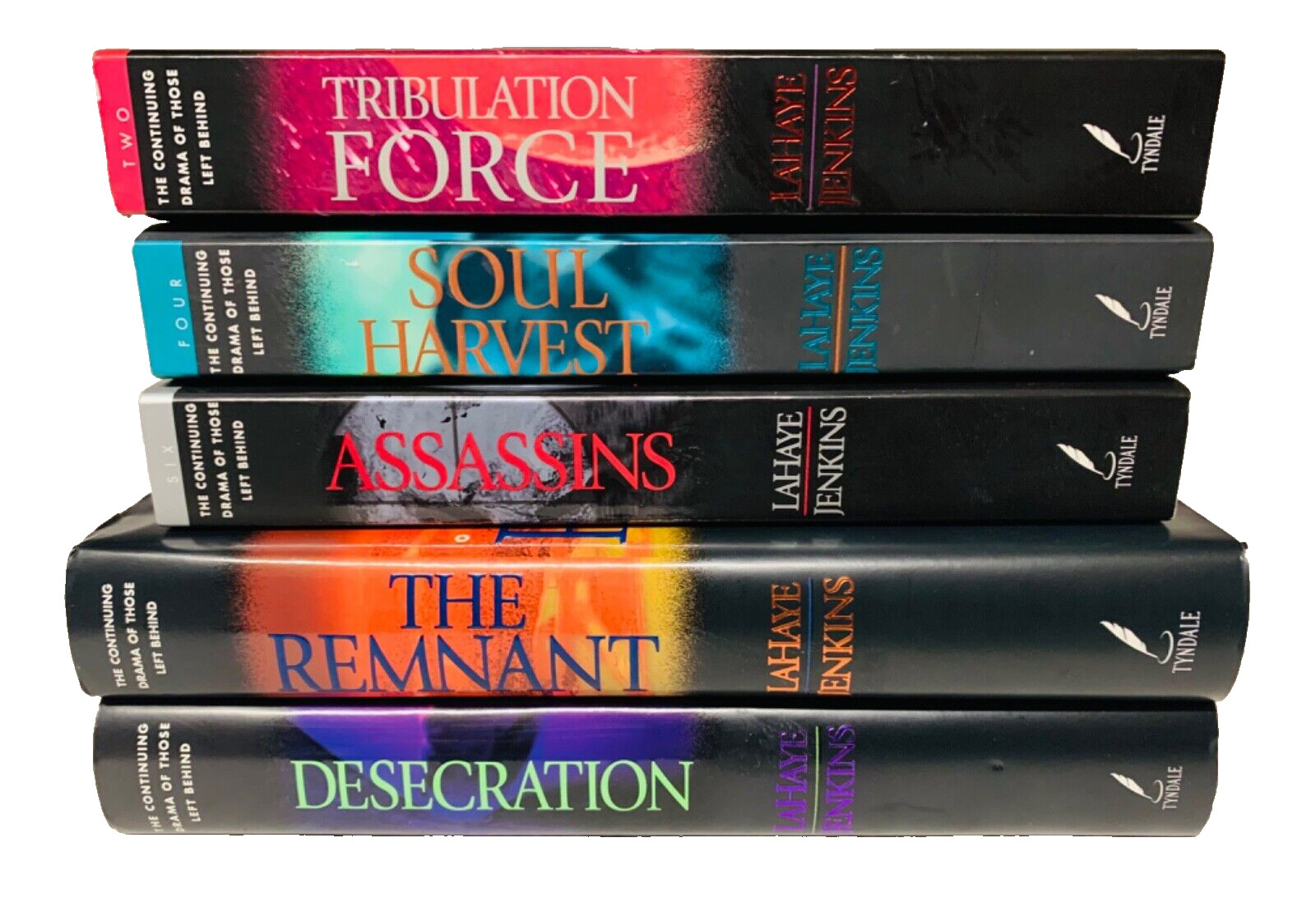 Left Behind Series 2,4,6,9,10 Paperback and Hardcover books Lahaye Jenkins
