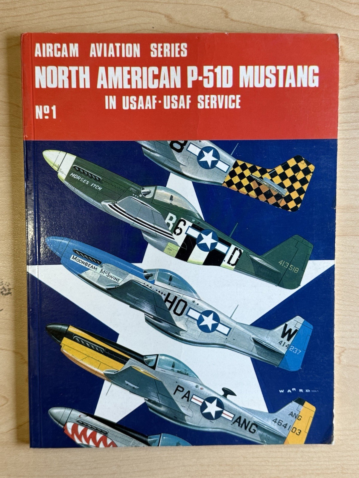 Aircam Aviation Series No. 1 – North American P-51D by Richard Ward (PB 1971)