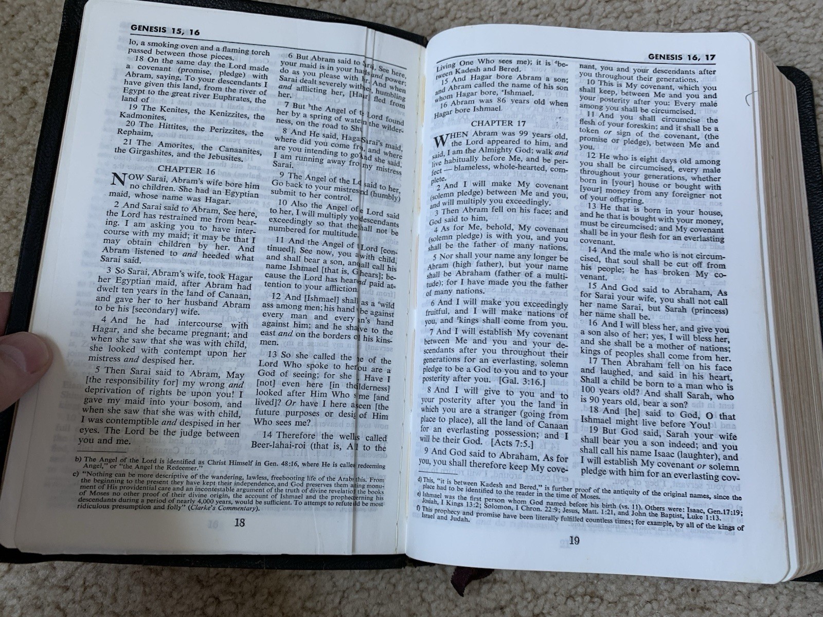 The Amplified Bible AMPC – 1965 Edition 4th Printing – Zondervan Leather