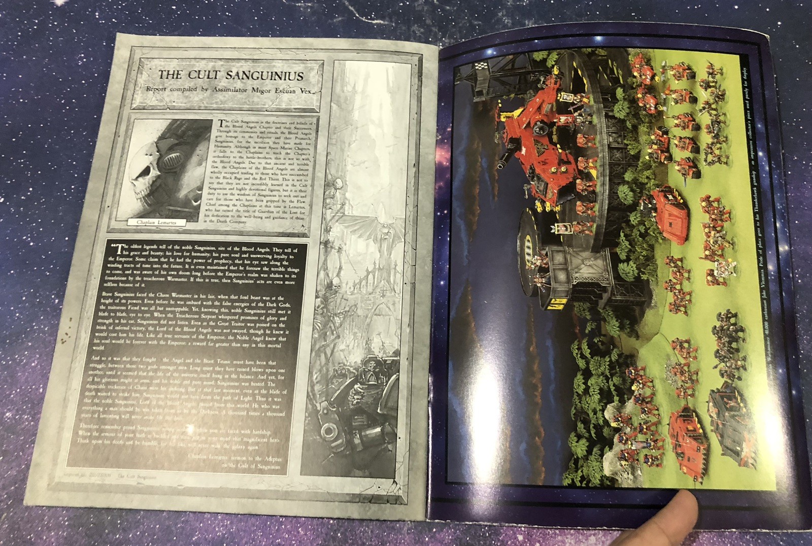 Games Workshop Warhammer 40K Blood Angels Codex Supplement 2001