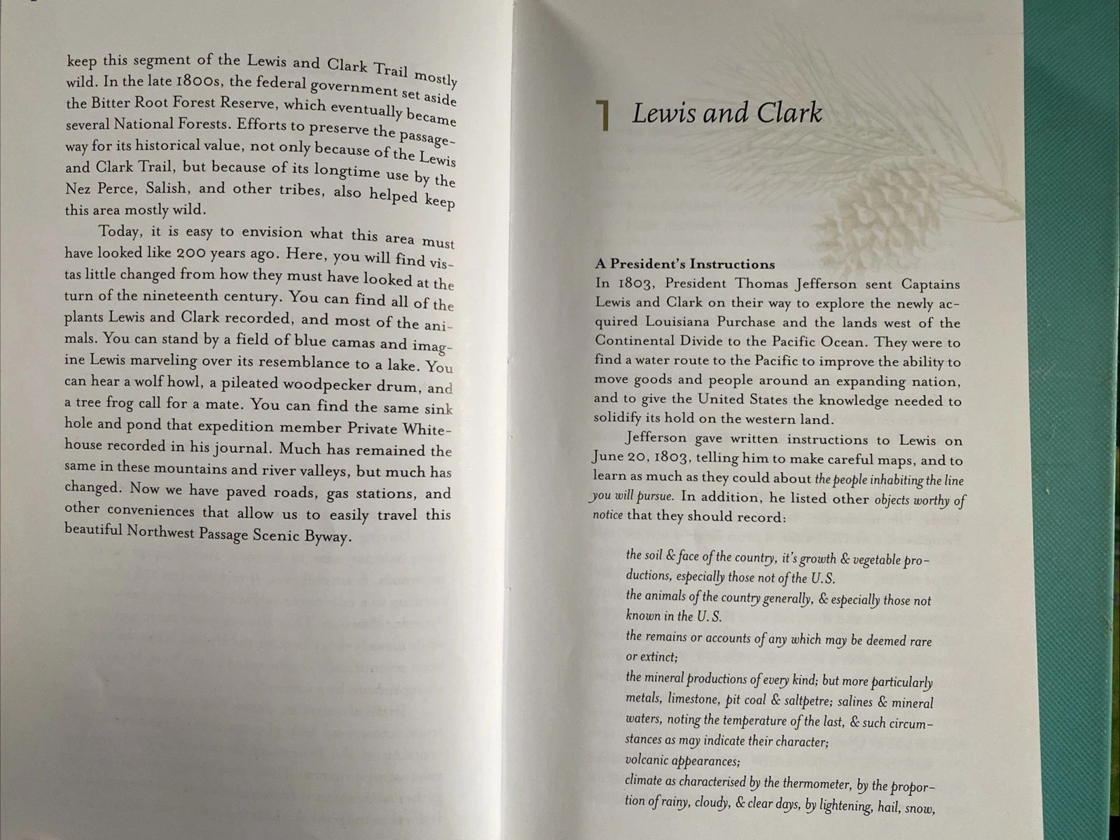 LEWIS AND CLARK’S MOUNTAIN WILDS By Sharon Anelia Ritter Softback