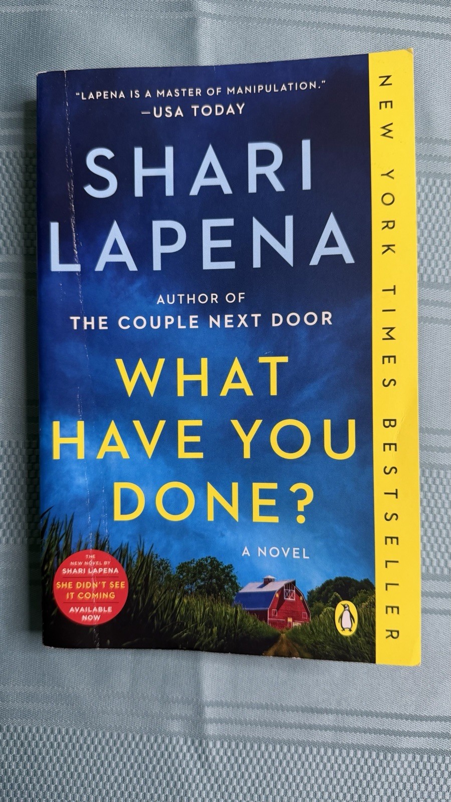 Shari Lapena What Have You Done Paperback Thriller Mystery Novel Penguin Book