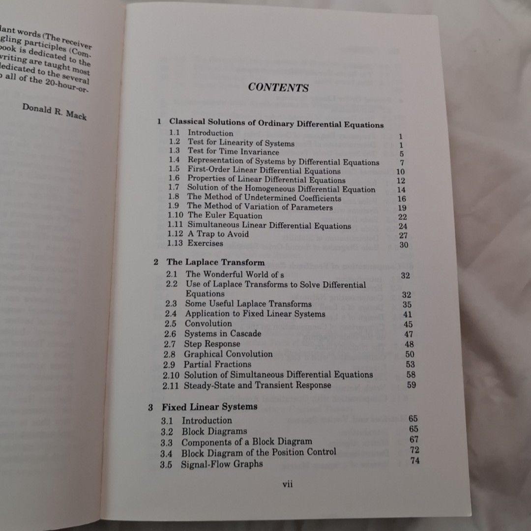 The General Electric A Course ENGINEERING ANALYSIS Donald R. Mack Paperback 1982