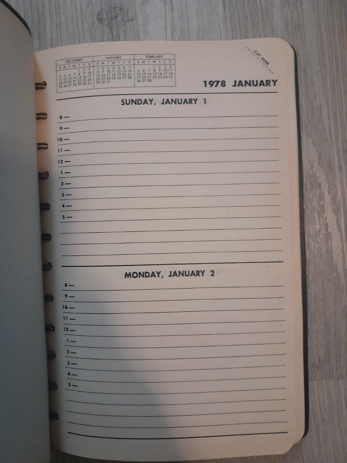1978 General Electric Log Book Unused