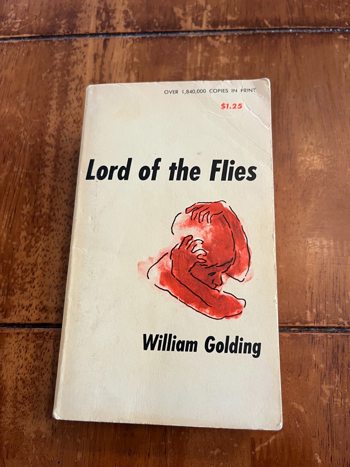LORD OF THE FLIES BY WILLIAM GOLDING PB 39TH PRINTING 1955
