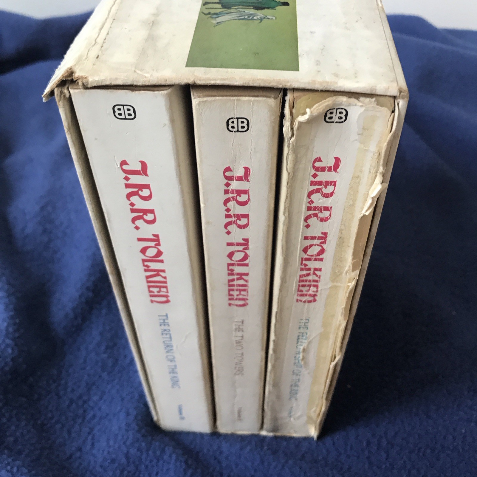 Lord of the Rings Trilogy by JRR Tolkien 1971, 2nh Print, 3 Vol Box Set