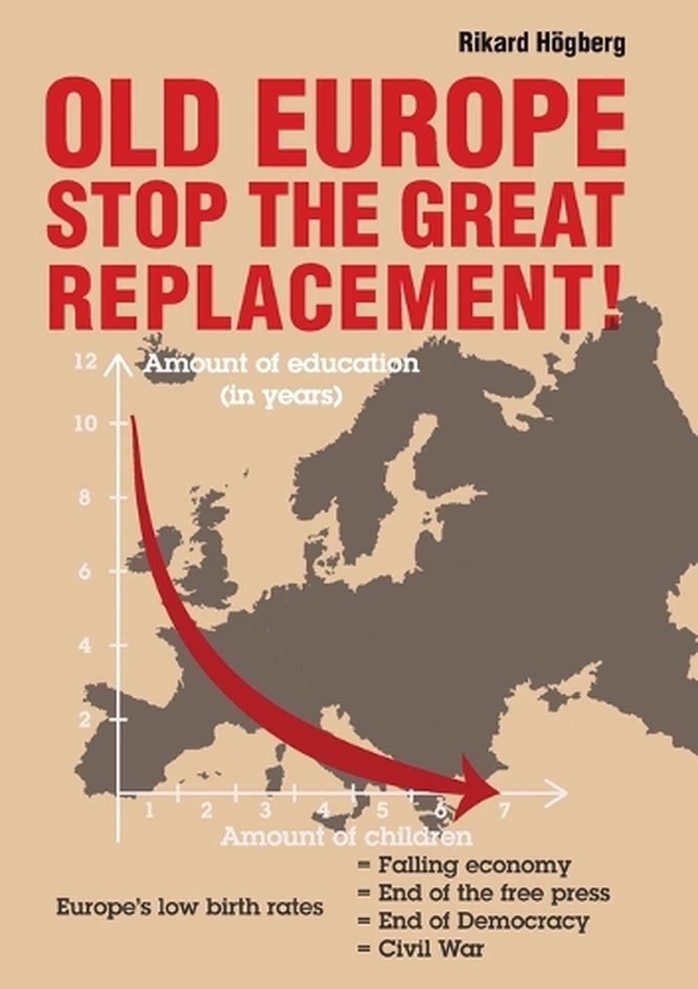 Old Europe Stop The Great Replacement by Rikard H?gberg Paperback Book