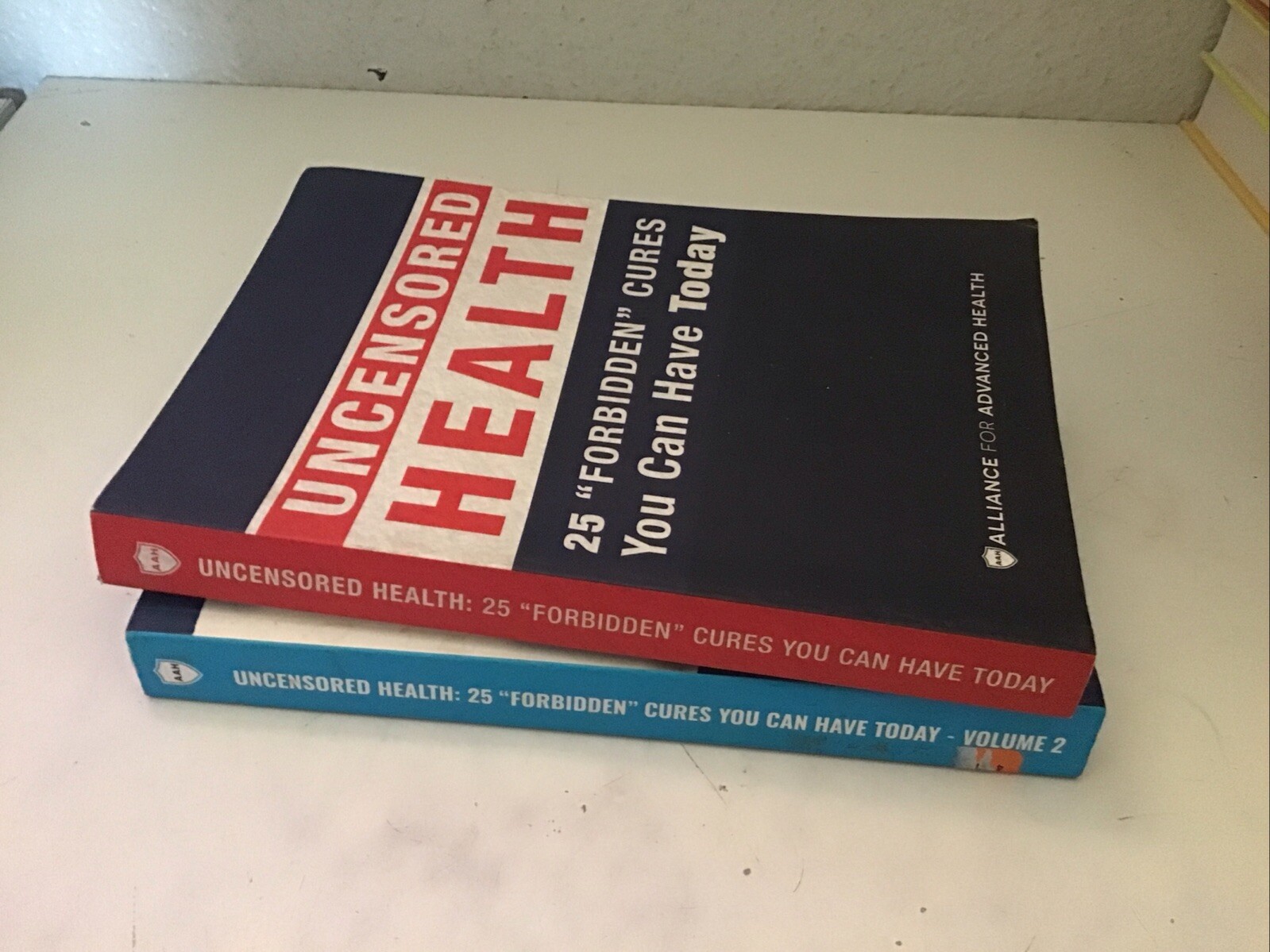 Uncensored Health 25 “Forbidden” Cures You Can Have Today Paperback Lot of Two