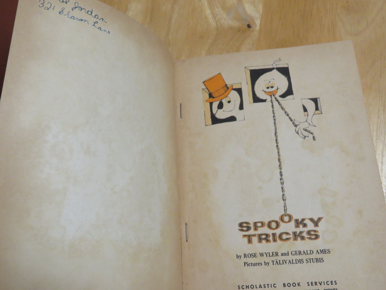 Spooky Tricks Paperback Book by Rose Wyler and Gerald Ames