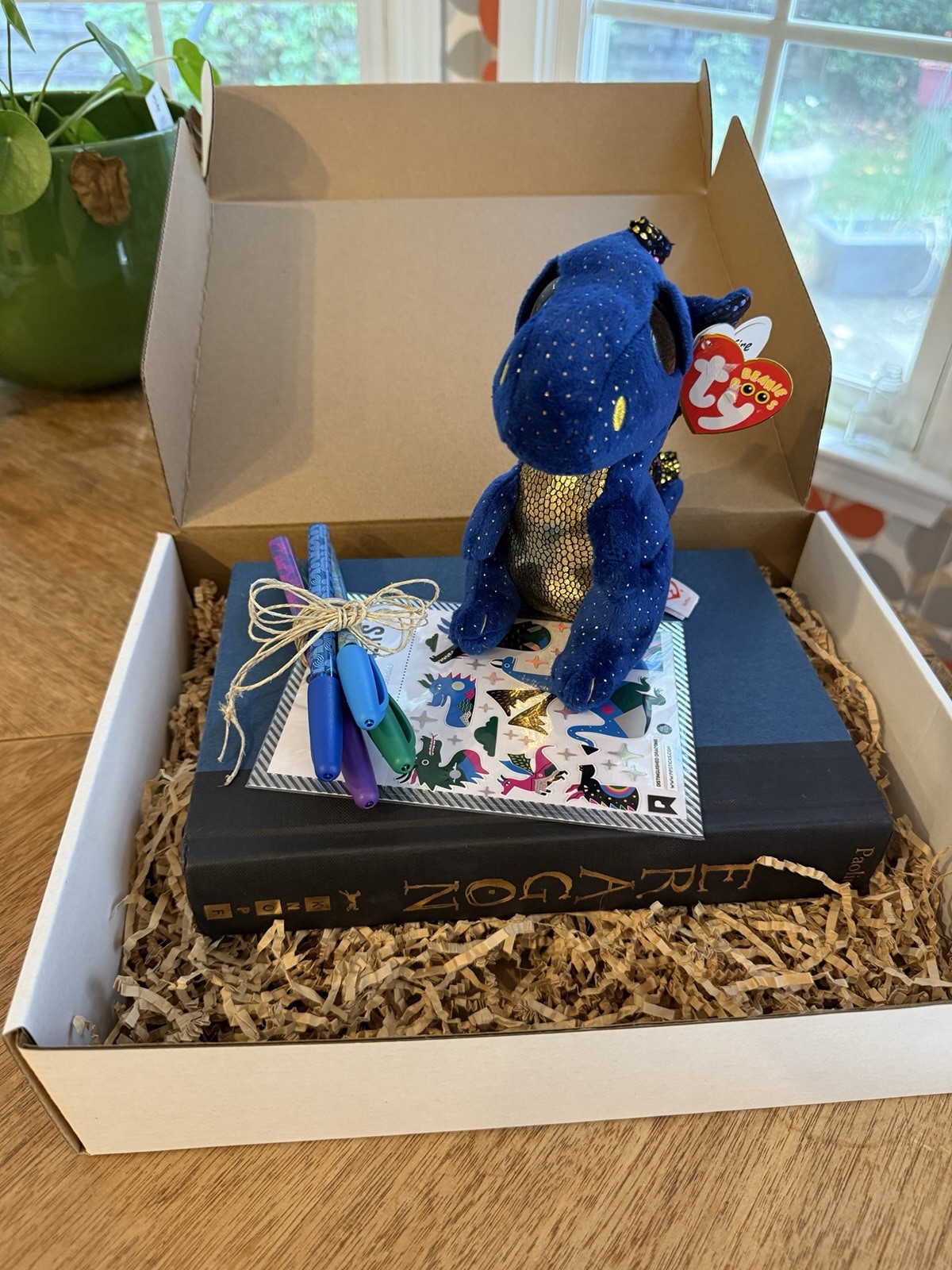 Eragon, Book Box Gift Bundle For Novel Readers, Present, Dragon Sapphire