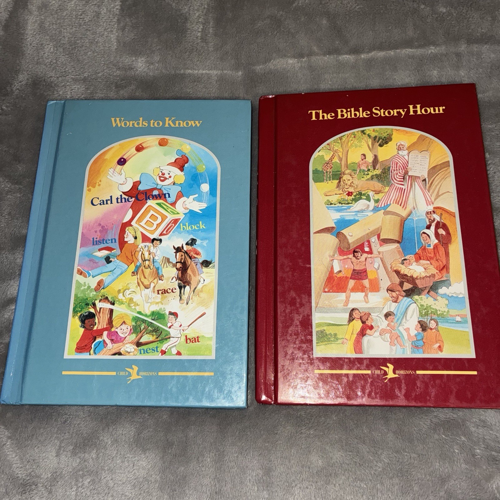 Vintage Child Horizons Set Of 8 Hardback Books Traditional Curriculum 1973-1991