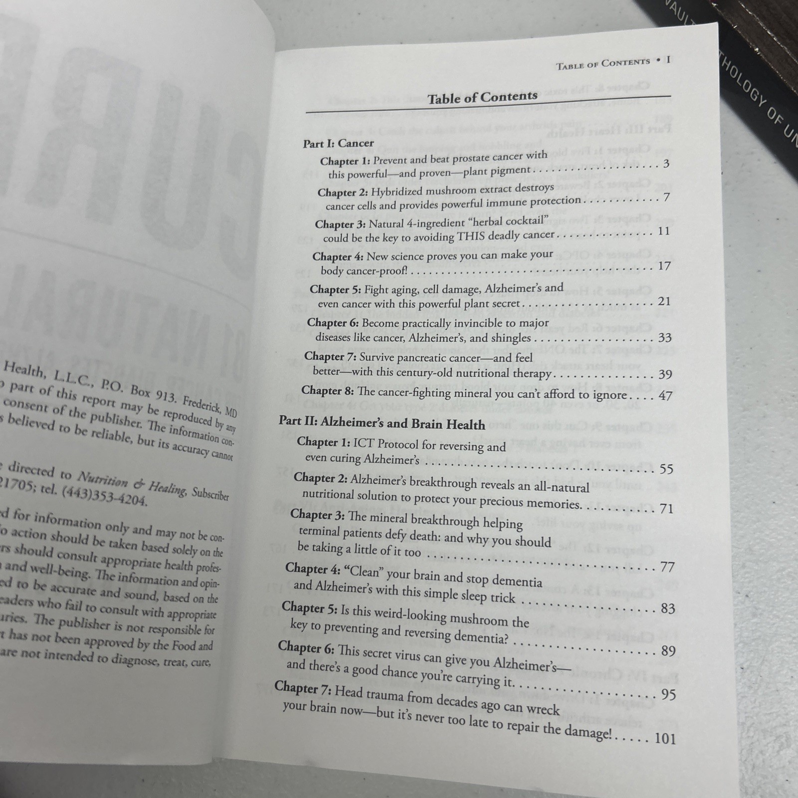 Miracles from the Vault Anthology of Underground Cures & Cured 81 Natural Cures
