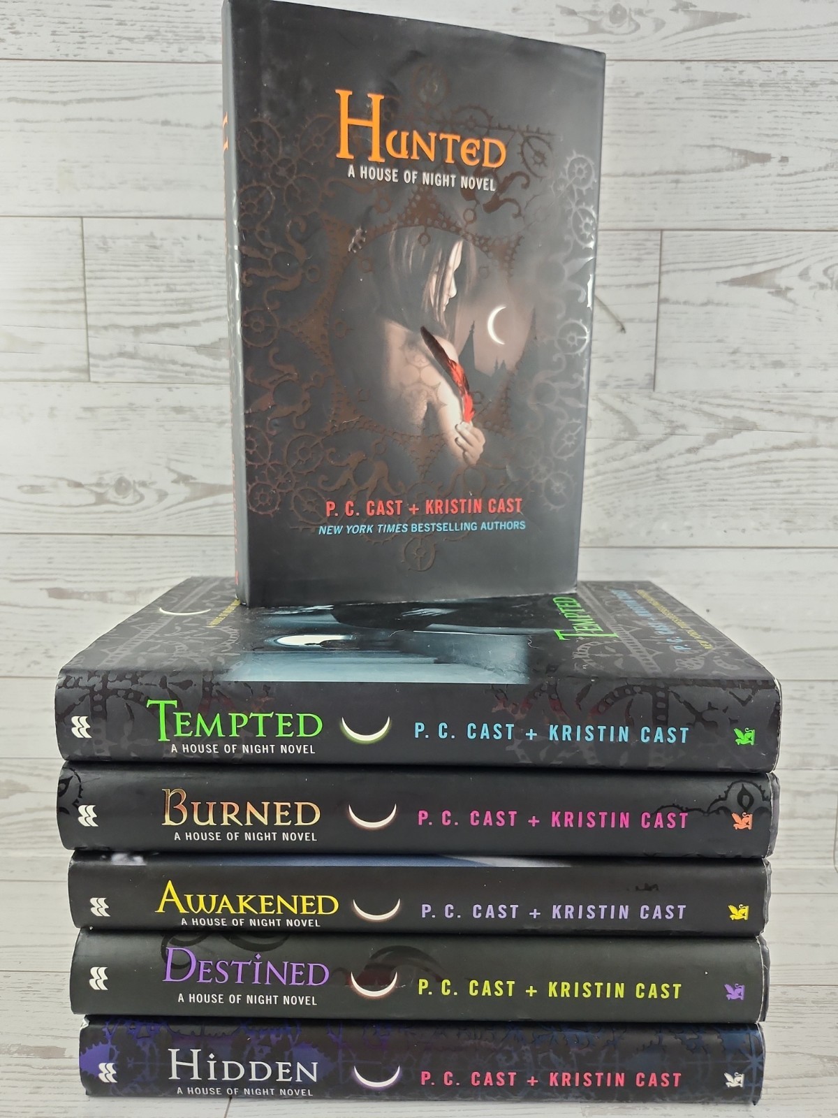 A House of Night Series by P.C. + Kristin Cast 6 Books HC/DJ Most 1st Editions