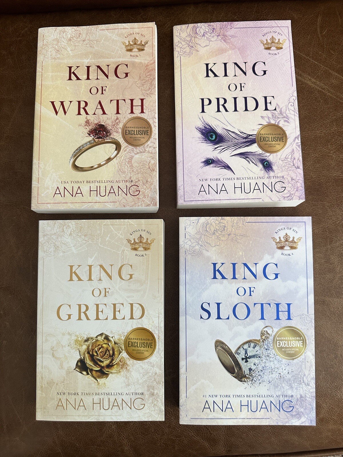 King Of Wrath Series Barnes And Noble Special Edition Set 1-4 Kings Of Sin