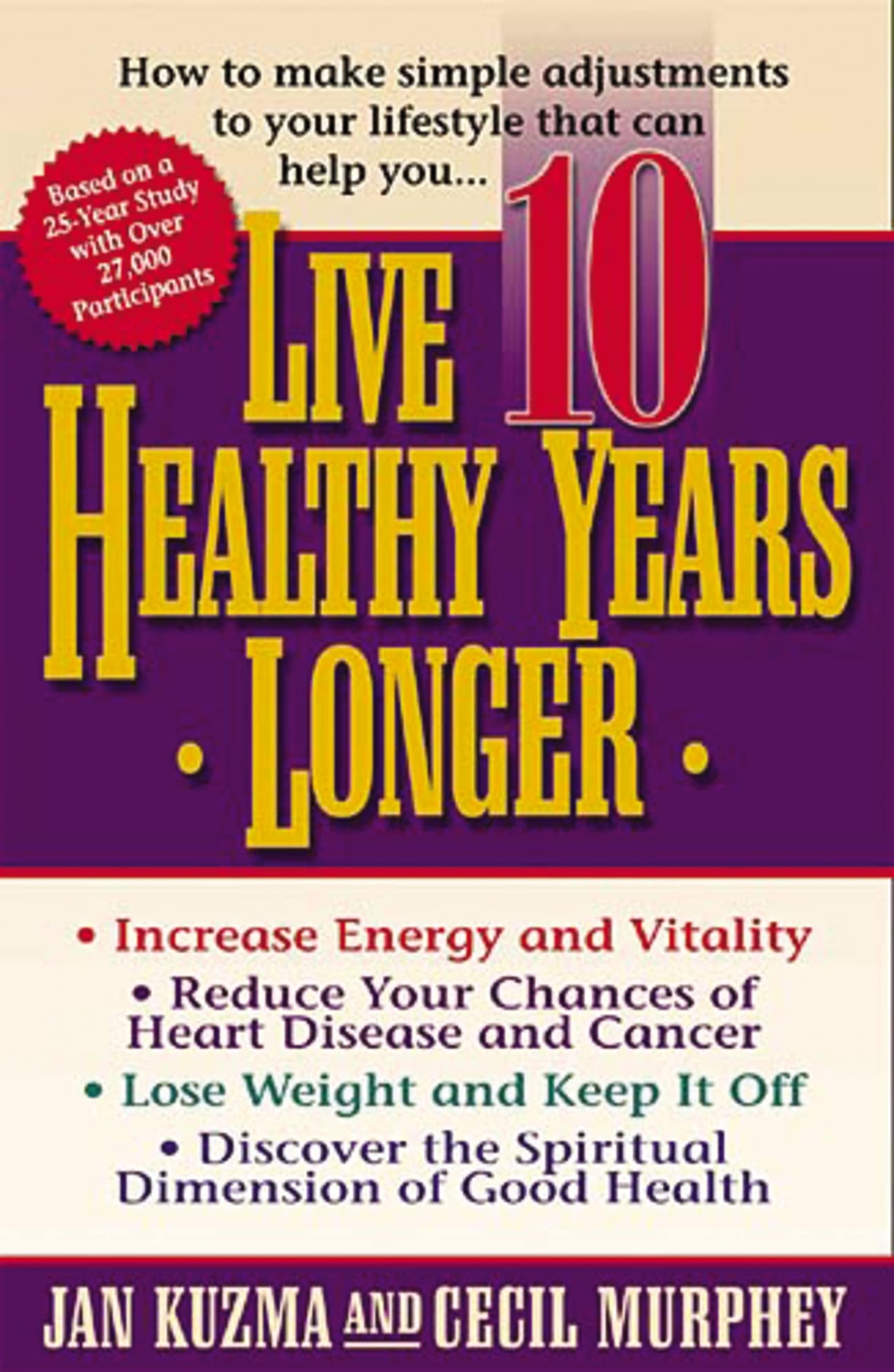 Live 10 Healthy Years Longer: How to Make Simple Adjustments to Your Lifstyle