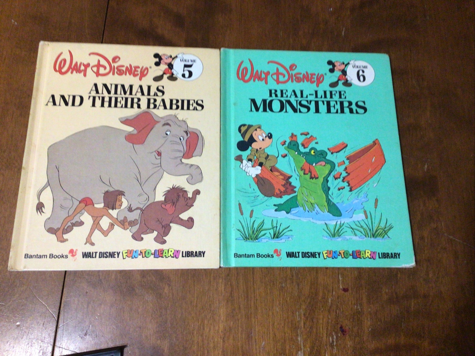 Walt Disney 1983 Lot 19 FUN-TO-LEARN Library Hardcover Book Set 1-19 Complete HC