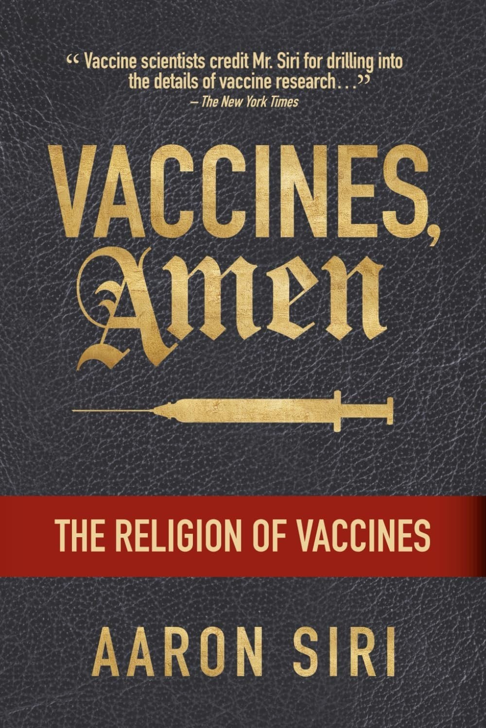 Vaccines Amen The Religion of Vaccines Paperback by Aaron Siri M511