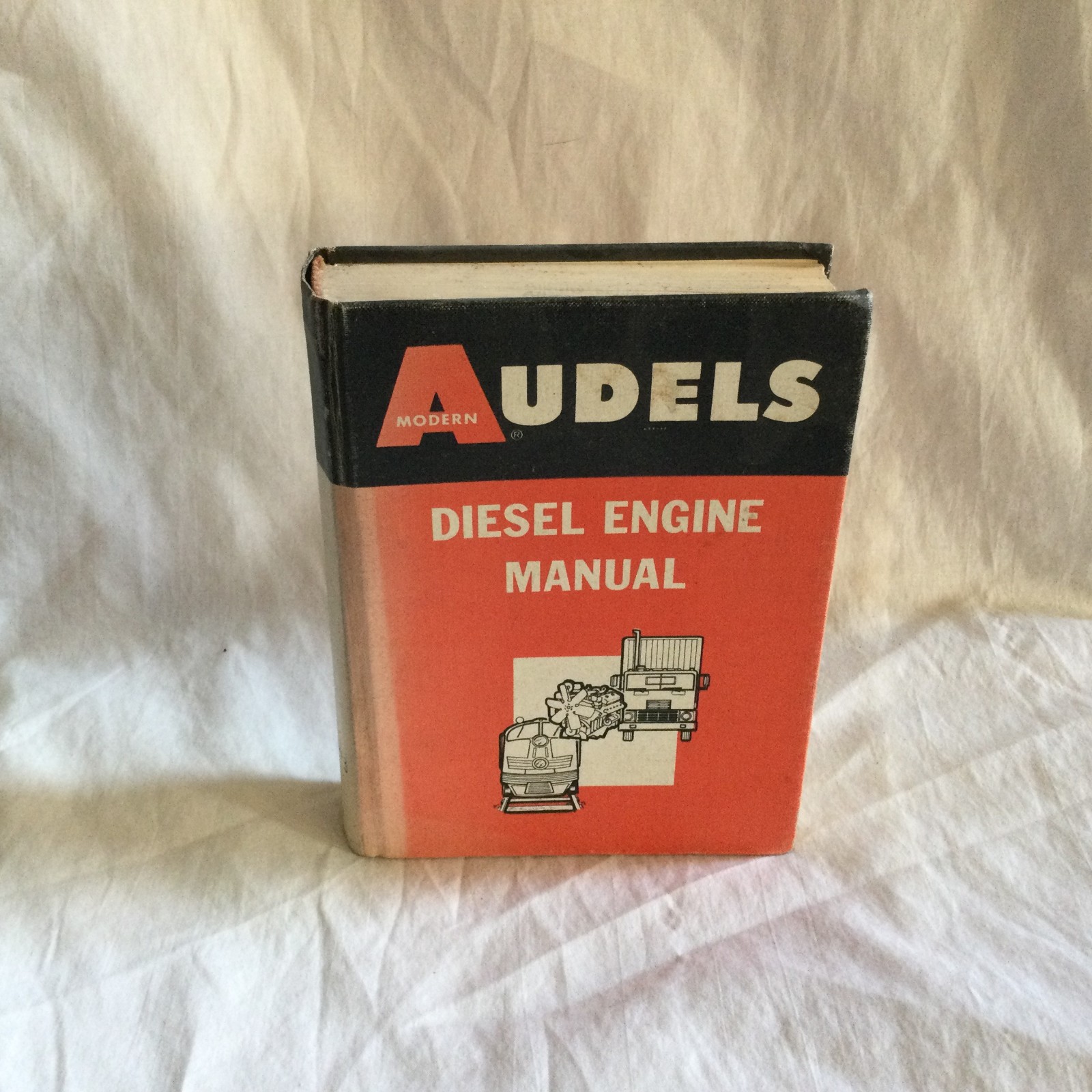 Audels Diesel Engine Manual 1972 Mechanics Guide Vintage Perry O Black Book PS