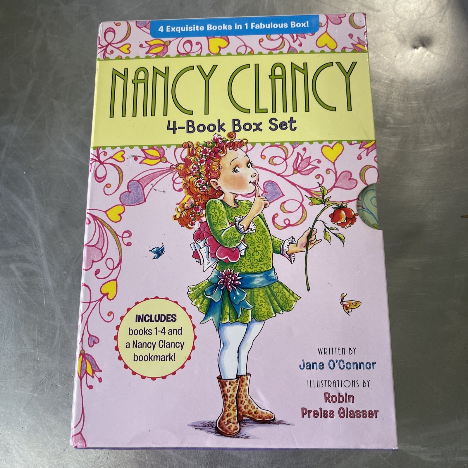Nancy Clancy 4 Book Box Set Includes Books 1-4 by Jane O’Connor Hardback