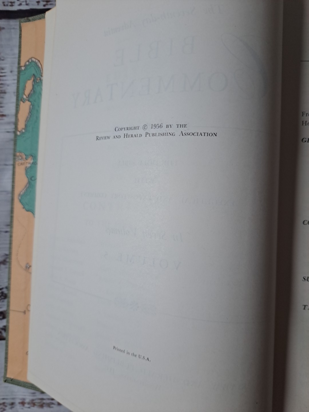 Seventh Day Adventist Bible Commentary Volume 5 Matthew to John 1956 Hardcover