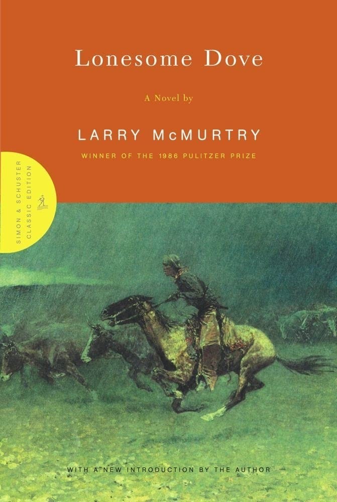 Lonesome Dove : A Novel by Larry McMurtry (2000, Hardcover)