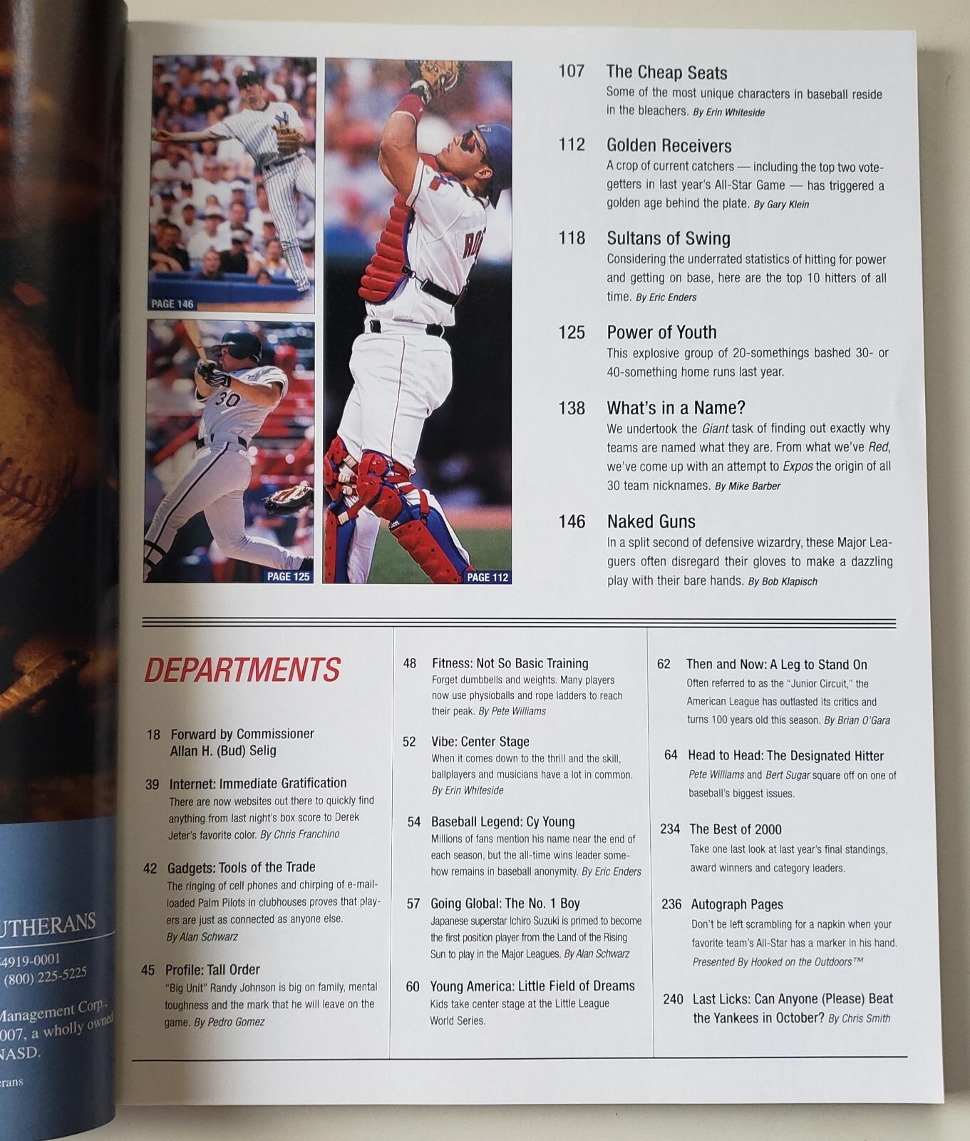 2001 MLB Official Guide To The 2001 Baseball Season Program 240 Pages MINT/NEW