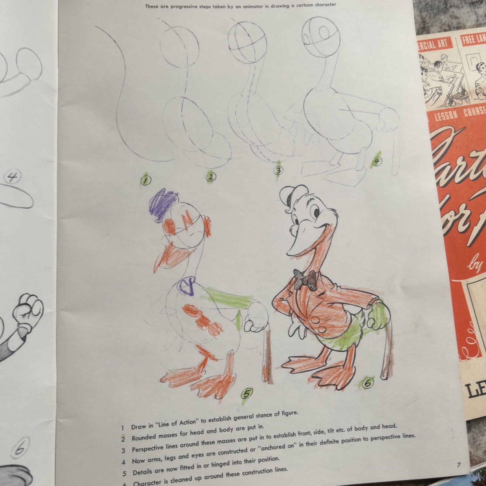 ANIMATION by Preston Blair Art Instruction Book Walter Foster 1950 Lot Of 12