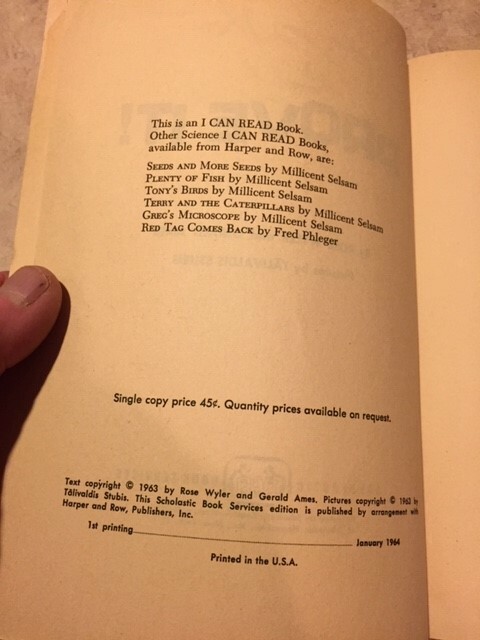 Prove It by Rose Wyler and Gerald Ames; Scholastic 1st Printing January 1964