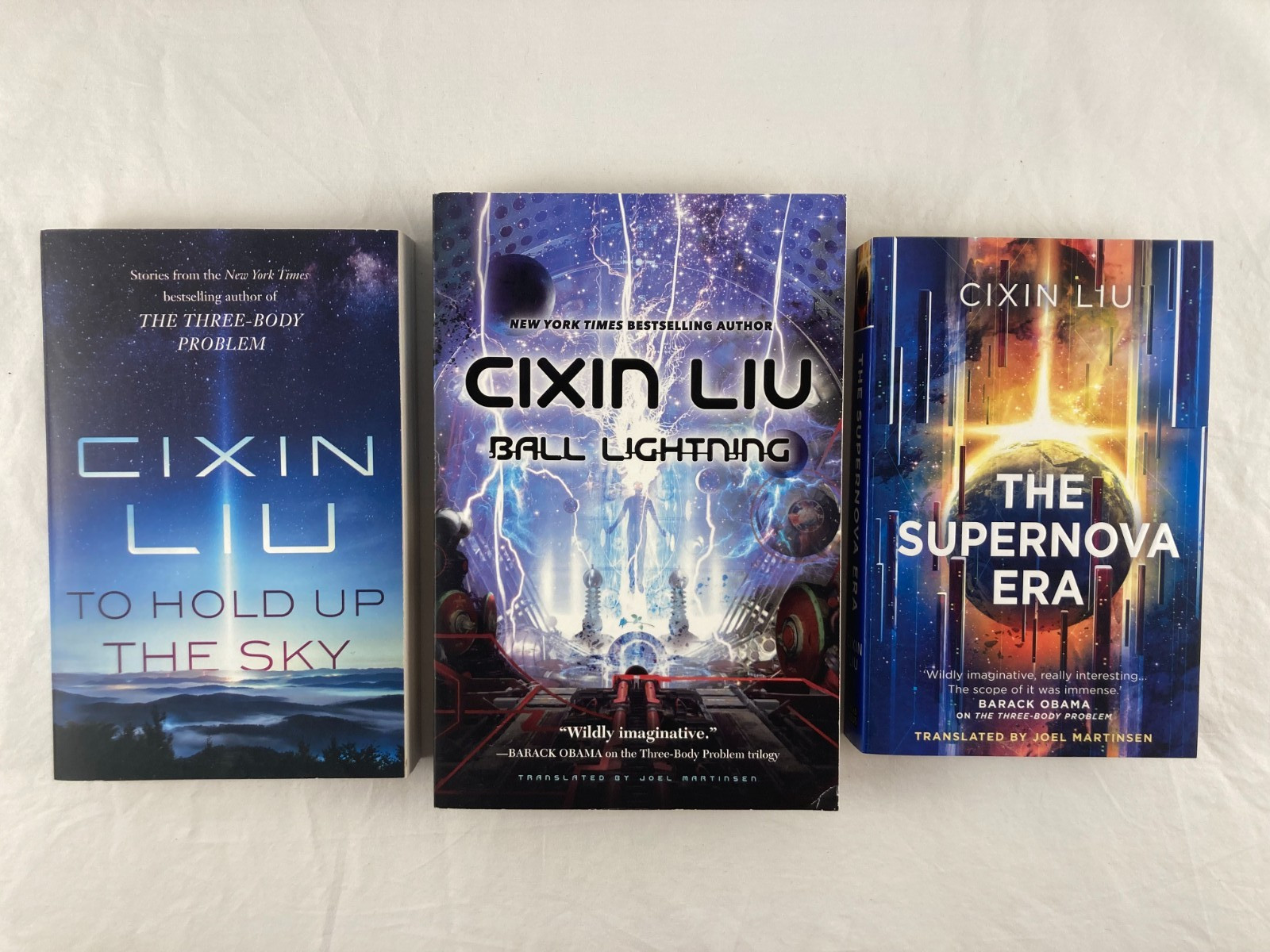 3 by Cixin Liu: Supernova Era (New UK PB) + Ball Lightning + To Hold Up the Sky