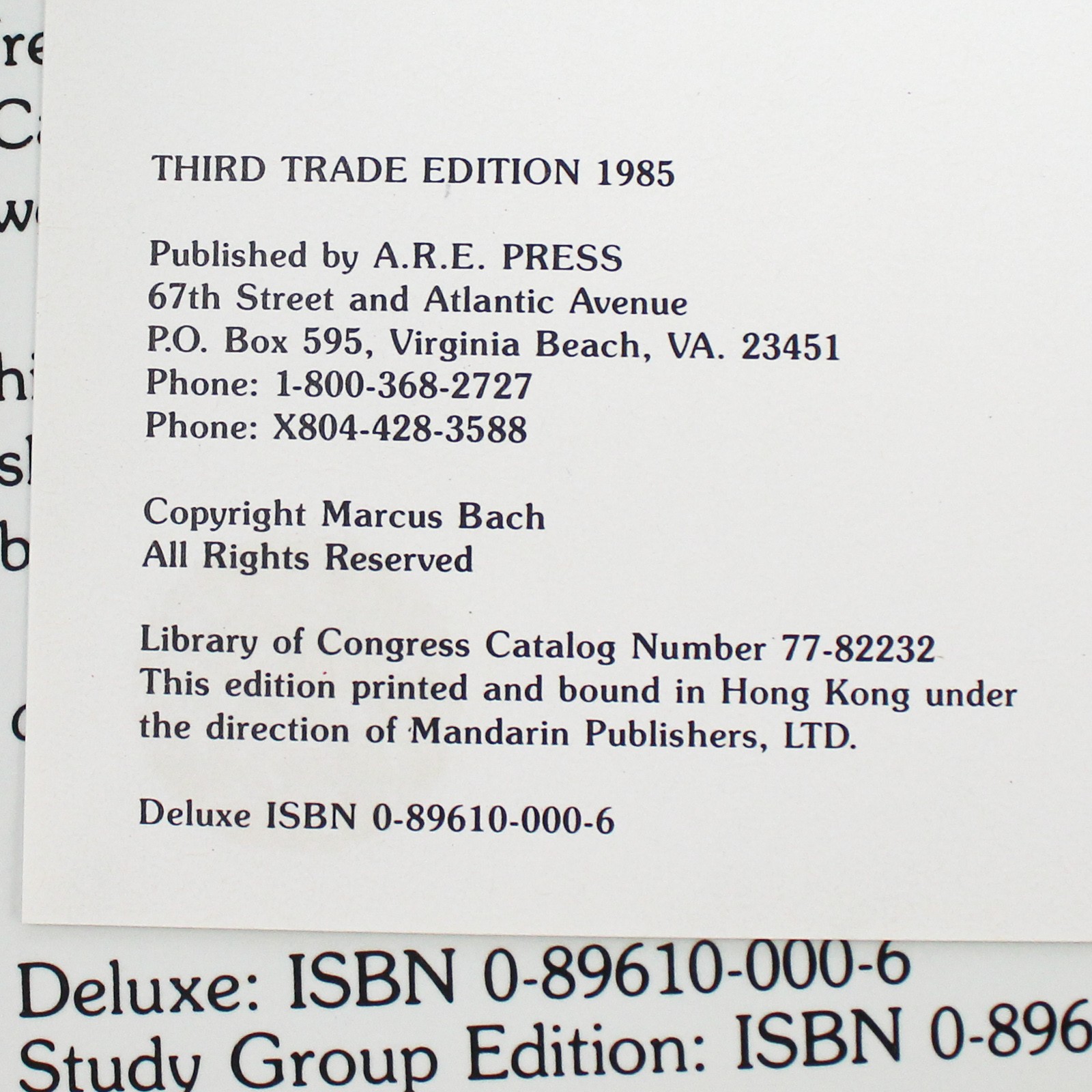 I, Monty by Marcus Bach 1985 A R E Press Hardcover Dust Jacket Deluxe Edition