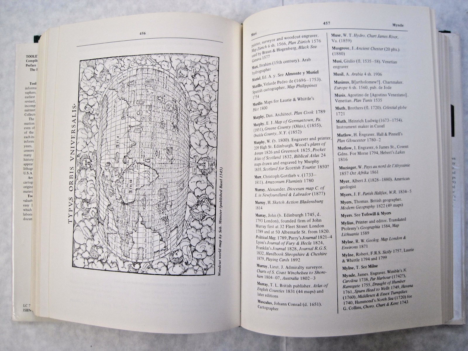 Tooley’s Dictionary of Mapmakers by R.V. Tooley