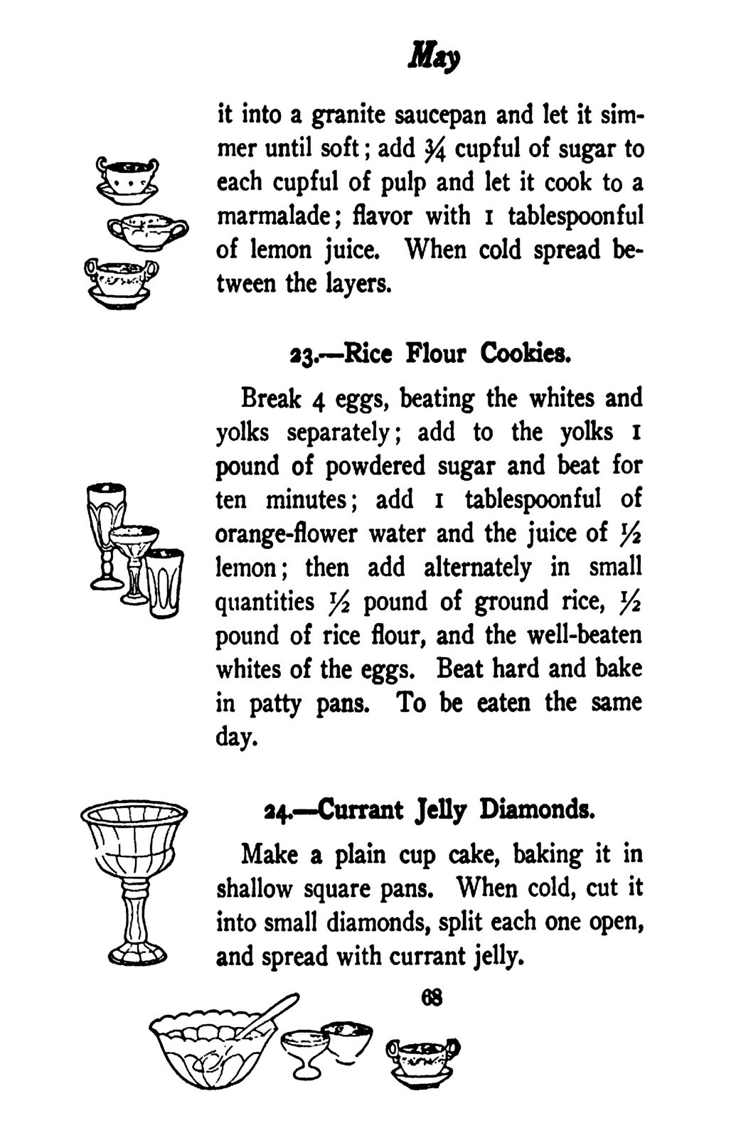 “1904” 365 Cakes and Cookies Vintage Cook Book 179 Pages