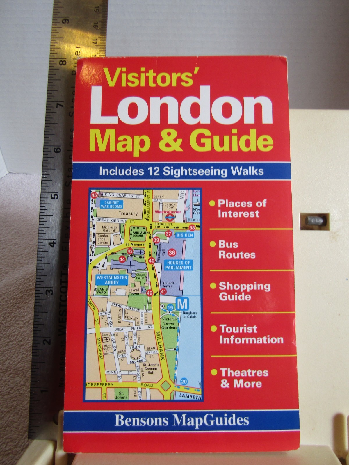 Visitors’ London Map and Guide Bensons MapGuides Sheet map, folded 2nd ed 2002