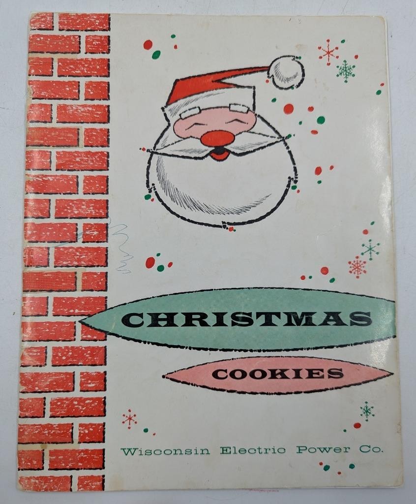 1959 WE Energies Cookie Book Wisconsin Electric Christmas Cooky Recipe Book B
